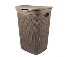 BELLI E FORTI Portabiancheria, Polipropilene, Moka, Grande