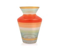 Angela neue Wiener Werkstaette Vaso, Vetro, Arancione, Taglia Unica