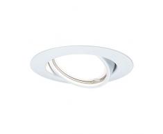 Paulmann 93845 Faretto da Incasso a Led, Set Completo con Lampadina Gu10 Rotonda, 3 x 4.5 W, da Soffitto, Orientabile, In Metallo, 4.5 W, Opaco