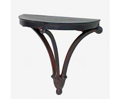 Better & Best 1224724 - Mensola Decorativa in Legno, Colore: Nero, Unica