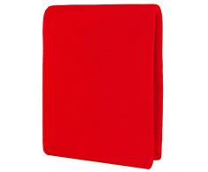 CelinaTex Aqua Lenzuolo Elasticizzato Letto Contenitore Letto ad Acqua Cotone Elastan 140x200-160x220 cm Rosso