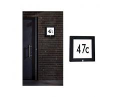 Paulmann 94254 Outdoor Panel Led Lampada da Esterno Rettangolare Incl. 1 x 9 Watt Antracite Alluminio 3000 K Bianco Caldo, 9 W