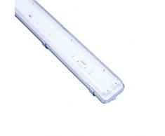 Velamp EPF258W Plafoniera LED Collegabile ABS+PC