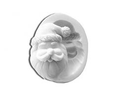 Silikomart Sugarflex Santa Mould Sagoma Babbo Natale per Pasta di Zucchero Glassa Fondente