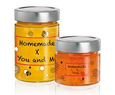 RITZENHOFF Little Delights feinkost Set di Bicchieri, 2Â unitÃ , Vetro, Schwarz/WeiÃ/Rosa, 7,3 x 7,3 x 19,5 cm