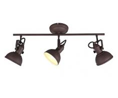Reality Leuchten Lampada soffitto Spot, Rostfarbig