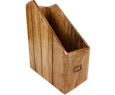 Geko - Portariviste in Legno massello, Misura Unica, Colore: Marrone