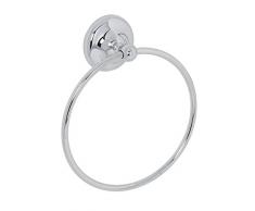 CroydexÂ âÂ Everson ripiano in vetro, Ottone, Cromo, 7.5 x 21.5 x 24 cm