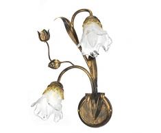 ONLI Applique Arianna 2 luci Bronzo