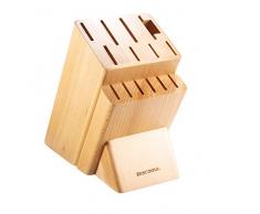 Tescoma Noblesse Ceppo per 14 Coltelli e Trinciapollo/Affilatore, Legno