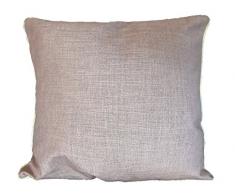 Mydecordealer Classic Cuscino Decorativo, Cotone, Viola Chiara, Taglia Unica