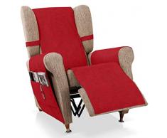 Bartali Copre Poltrona Relax Pharma, 42% Cotone, 58% Poliestere, Rosso, 1Â Piazza