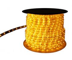 Giocoplast Natale Mezza Sfera Lucciolona Bianco Caldo D.100Cm, 600 LED C/120 Flash, Multicolore