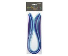 Marpa Jansen Strisce di Carta per Quilling, 5 mm x 48 cm, 100 Strisce, 130 g/m2, Fai da Te, Colori Assortiti