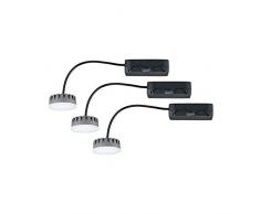 Paulmann 93887 Lampada da Incasso a Soffitto, Plastica, 6.8Â W, Satin, 5 x 50 x 3Â cm