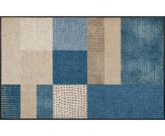Wash+Dry - Tappeto Lanas Blau 50x75, Blu