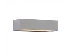 Lampada LED da Parete 9W, 400Lm Luce Soffusa Doppio Fascio Up/Down 110Â° Rettangolare Esterno Ip65