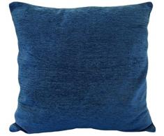 Textiles el Cid Ronda C/8Â Custodia di Cuscino, Velluto, Blu Navy, 50Â x 25Â x 1Â cm