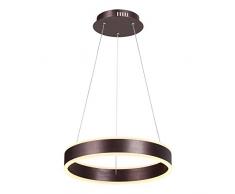 Interfan lampada a sospensione, 72Â W, Marrone, 40Â x 40Â x 120Â cm