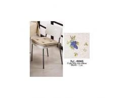 Duffi Home Cuscino Sedia Naturale, 44 x 44 cm