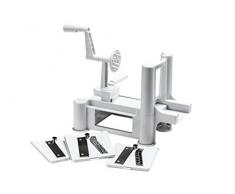 Premier Housewares Affettaverdure a Spirale, Plastica/Acciaio Inox, Bianco