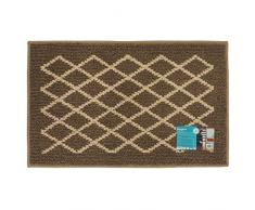 JVL Bergamo Backed Lavabile in Lavatrice e Fibra di Cocco, Polipropilene/Lattice, Marrone/Beige, 80Â x 50Â x 1.2Â cm