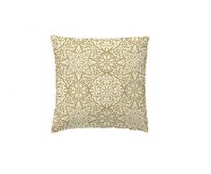Martina Home Ducal Custodia di Cuscino Decorativa Motivo Moderno, Tessuto, Beige, 40Â x 2Â x 40Â cm