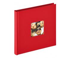 Walther Design, Album Foto Da Incollare Fun, Rosso, 18 x 18 cm