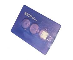 Young Generation, Lampada Tascabile di plastica, Formato Carta di Credito, con Batteria al Litio 8 x 5 cm, Blu