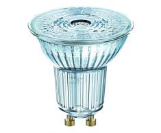 Radium - Lampada LED a riflettore 5,9 W (ricambio da 50 W), attacco GU10, dimmerabile, vetro trasparente