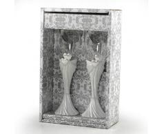 Mopec G660-Set di 2 calici in votazione in Forma di Cuore, Confezione: 1 Set.