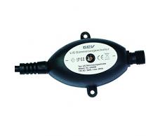 GEV, Interruttore crepuscolare 22300, 12Â V, luce diurna Sensor, Sistema di illuminazione a luce in giardino, Lig, Daylight Switch, Plastica, Nero, 6,8Â x 8,2Â x 3Â cm