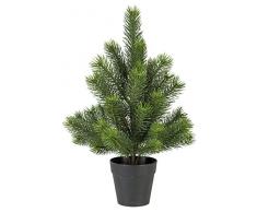Unbekannt III 613029 â 40 Decorativa Albero di Natale in Vaso, Circa 35 cm, plastica, Verde, 35 x 20 x 20 cm