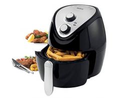 Beldray EK2818BGP - Friggitrice ad Aria Calda, con Spina Europea, 3,2 l, Nero, Taglia Unica
