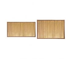 InterDesign Formbu Bamboo Tappetino Set