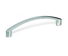 Schwinn 22347 - Maniglia ad Arco per mobili in zama, Distanza tra i Fori 128 mm, Trattamento Cromato Lucido