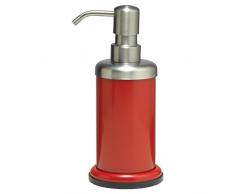 Sealskin Acero Dispenser per Sapone Liquido, Acciaio Inox, Rosso, 10,2 x 17,8 x 9,2 cm