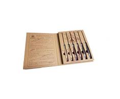 LAGUIOLE 40268645,1/Steak forcelle in Acciaio Inox Coltello da Bistecca, Multicolore, 15 x 2 cm, 12 unitÃ 