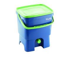 BOKASHI 19750069 - Compostiera Organico e attivatore, Blu/Verde, 16l