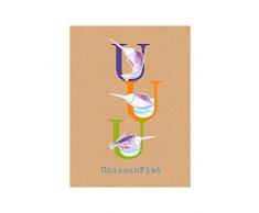 Komar Quadro da Parete ABC Animal U Poster Immagine Soggiorno Camera da Letto Decorazione Stampa Stampa Senza Cornice Disponibile in Tre Misure, Multicolore, P036U-40x50