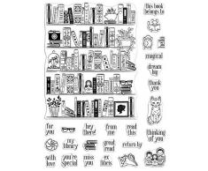 Hero Arts STMP Trasparente, Libreria Peek-a-Boo, taglia unica