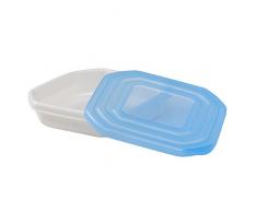 Gies 4182Â âÂ Forno a microonde con Coperchio, 1,0Â L, Blu/Trasparente