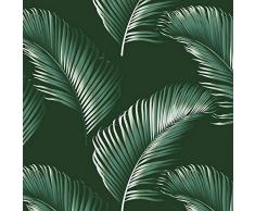 Plage 6 Piastrelle adesive Laminate Palmas, Verde, 15x15cm