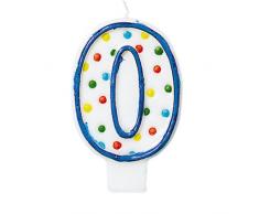 Amscan Internazionale Candela a Forma di Figura Piselli 0