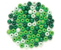 Glorex Legno Perle 47st Mix, Legno, Verde, 11Â x 8.5Â x 1Â cm