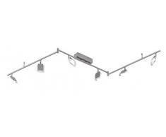 WOFI, Sistema di faretti da soffitto, 6 luci, serie Vileta