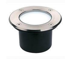 SLV, Faretto LED da incasso a pavimento, in acciaio Inox, A++, 55 lumen, 5000 kelvin