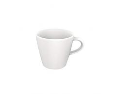 Villeroy & Boch 10-4240-1300 Manufacture Rock Blanc caffÃ¨, Moderna Tazza in Porcellana Premium, Adatta per lavastoviglie, Bianca