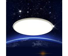 styleho meled Ultr alslim lampada da soffitto lampada da parete bagno lampada da comodino dimmerabile con telecomando modulo X806 â 24 W argento à 500 mm