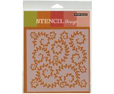 Penny Black-Stencil, in plastica, 15 cm x 6 cm, Motivo pianta rampicante